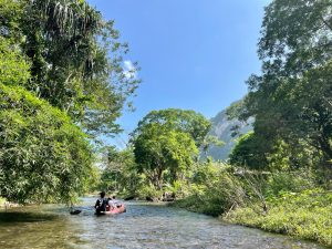Canoeing tour on the Sok River in Khao Sok.